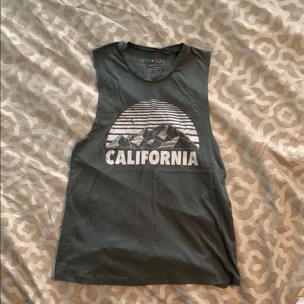 “California” Muscle Tank